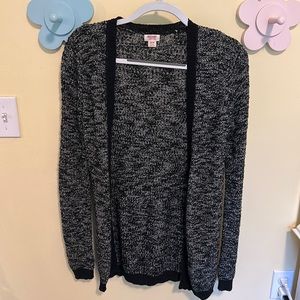 Black and white cardigan